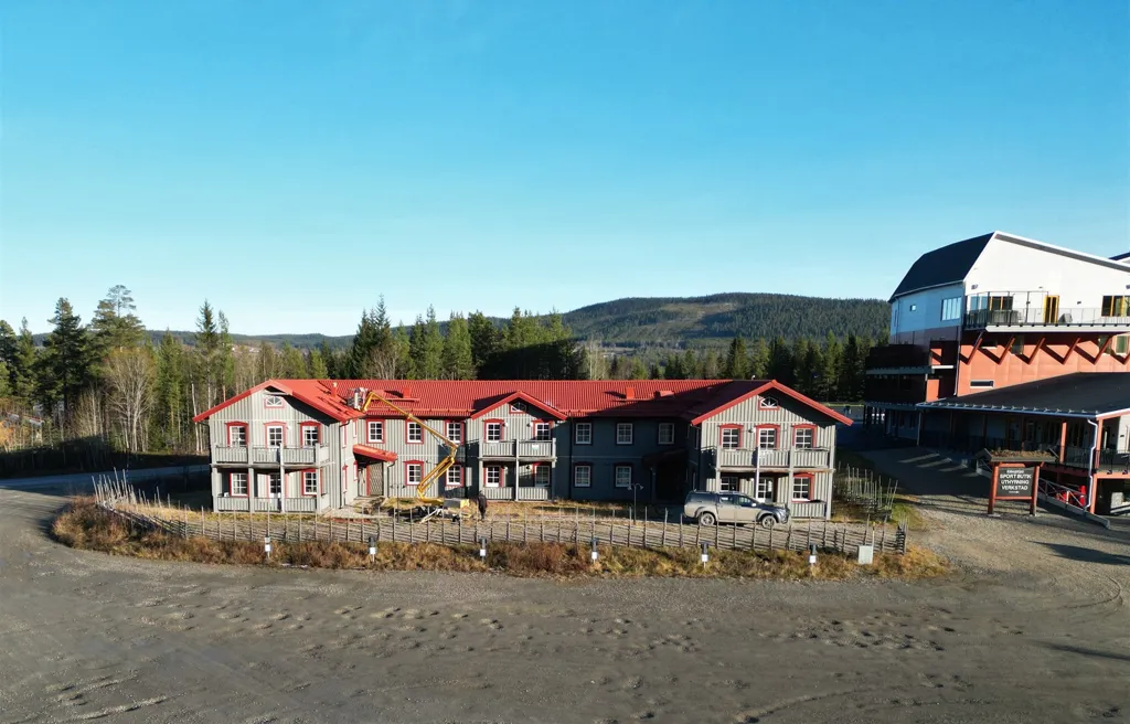 Vue aérienne - Apartment with Ski Access in Klövsjö