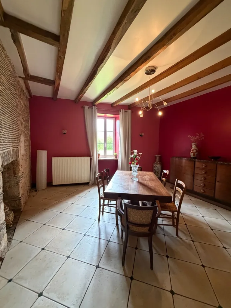 Salle à manger - Ancien Presbytère avec Jardin à La Tâche