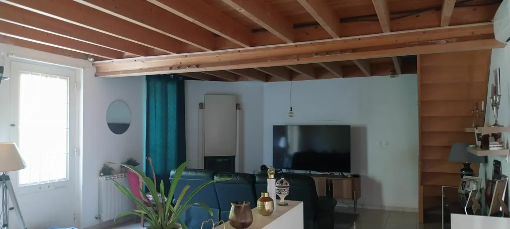 Séjour - Maison en Pierre avec Jardin près de Libourne