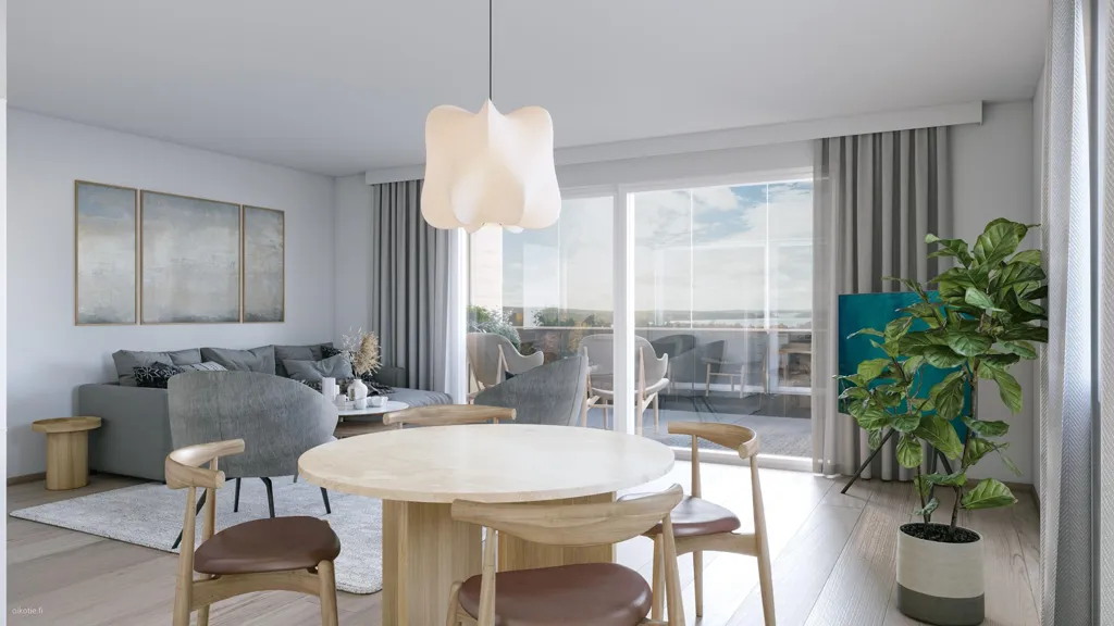 Salle à manger - Modern Apartment with Sea View in Lohja Centre