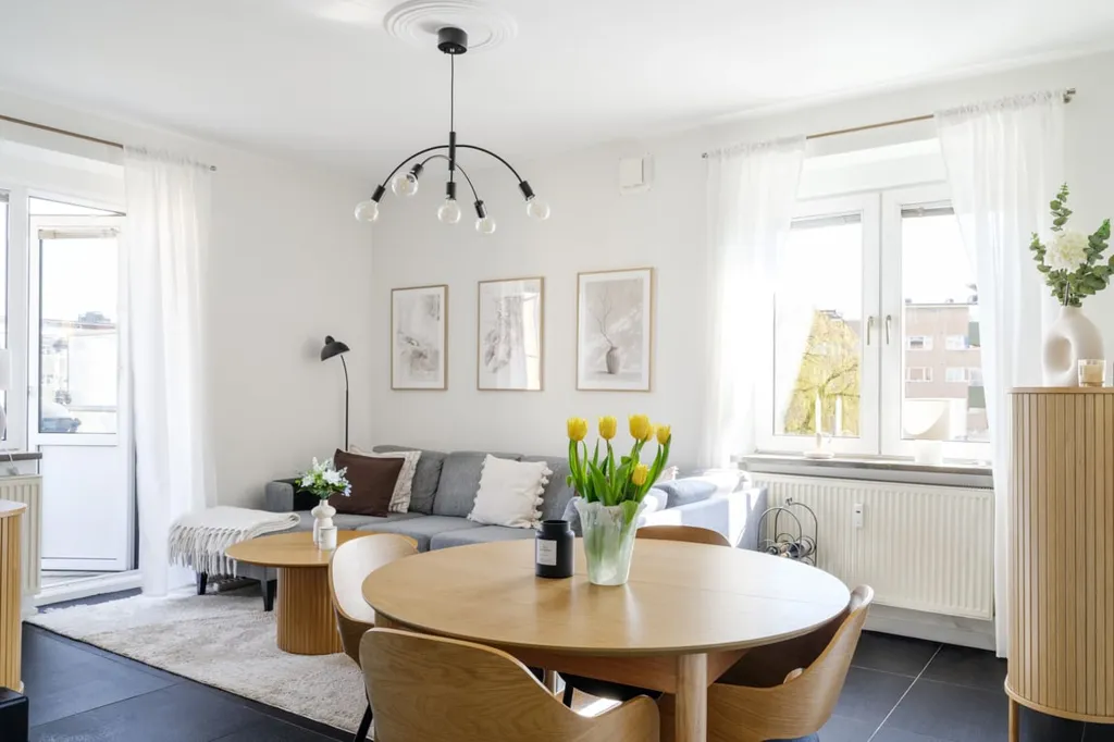 Salle à manger - Bright Two-Bedroom with Large Balcony in Malmö