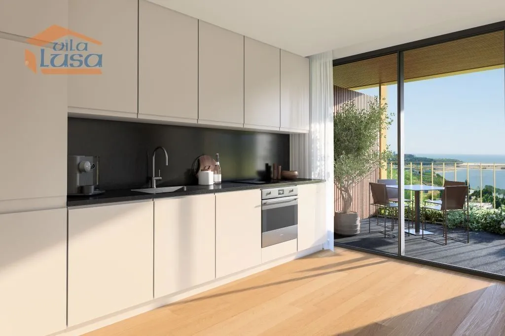 Köök - Luxury Flat with Terrace in Vila Nova de Gaia