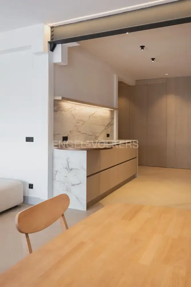 Cucina - Renovated Flat with Terrace in Valencia