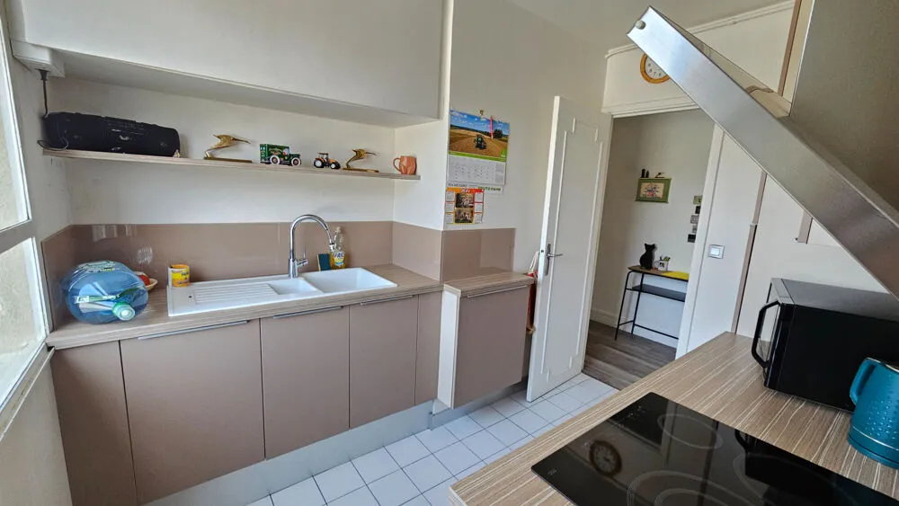 Cuisine - Appartement avec vue dégagée et balcon à Evreux