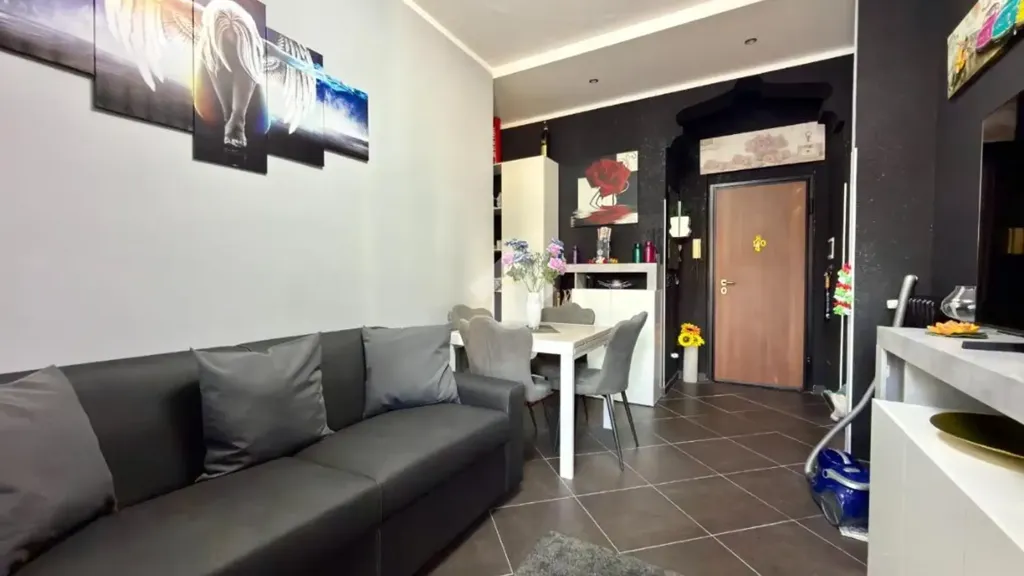 Séjour - Rustic 2-Bed Flat with Balcony in Torino