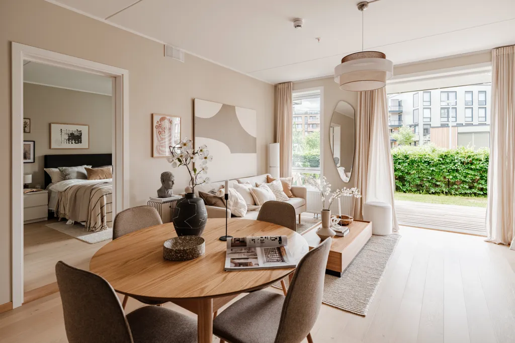 Dining Room - 3-Bedroom Apartment with Garden Access in Oslo