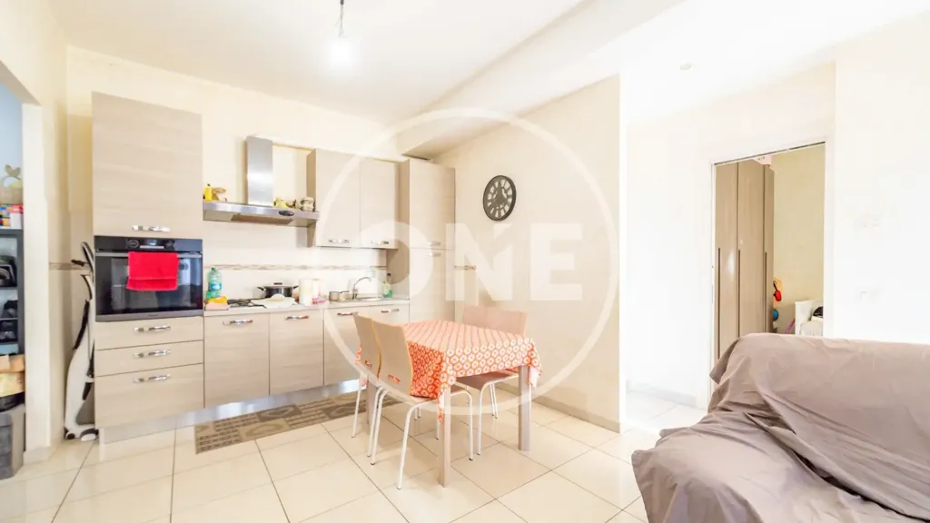 Cuisine - Rear-Facing Apartment with Balcony in Finocchio, Rome