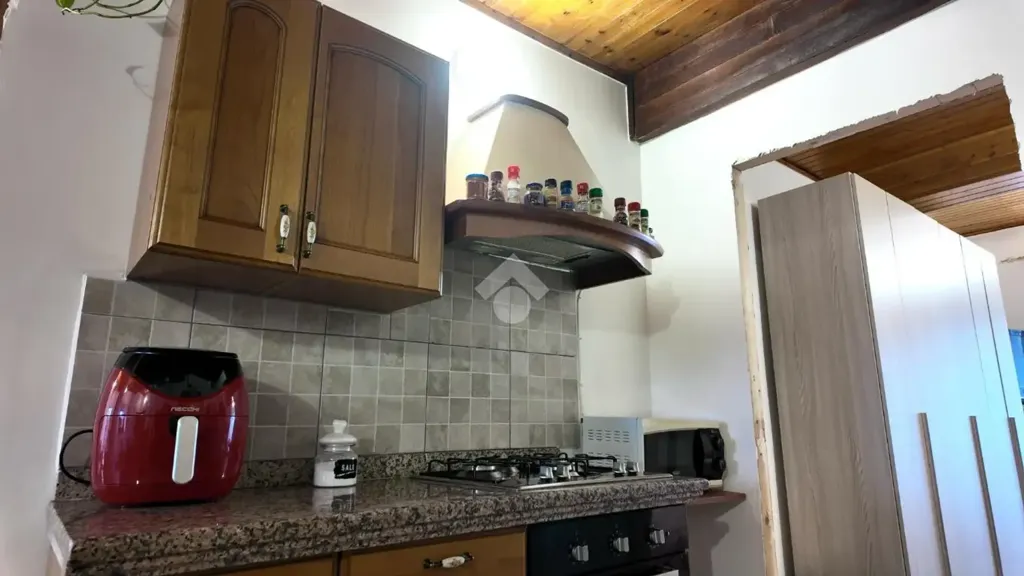 Köök - Rustic Trilocale with Balcony in Labico
