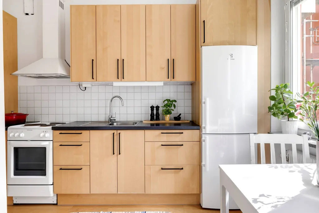 Cuisine - Charming One-Bedroom Flat with Balcony in Uppsala
