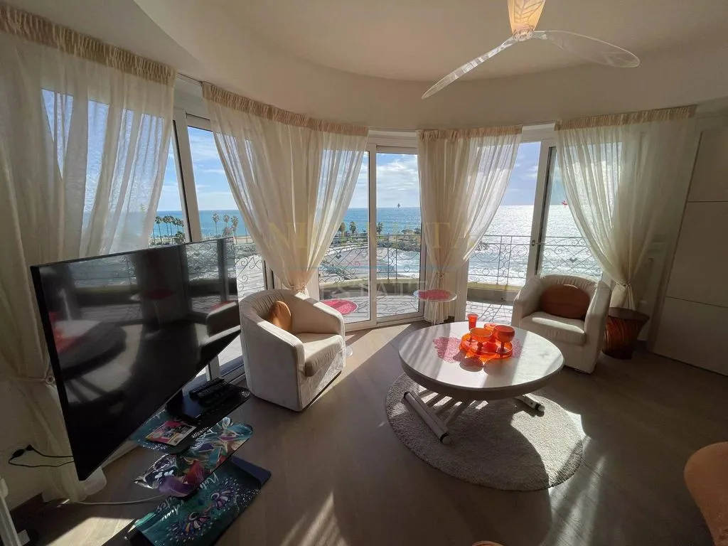 Séjour - Appartement de Luxe avec Terrasse Panoramique à Menton