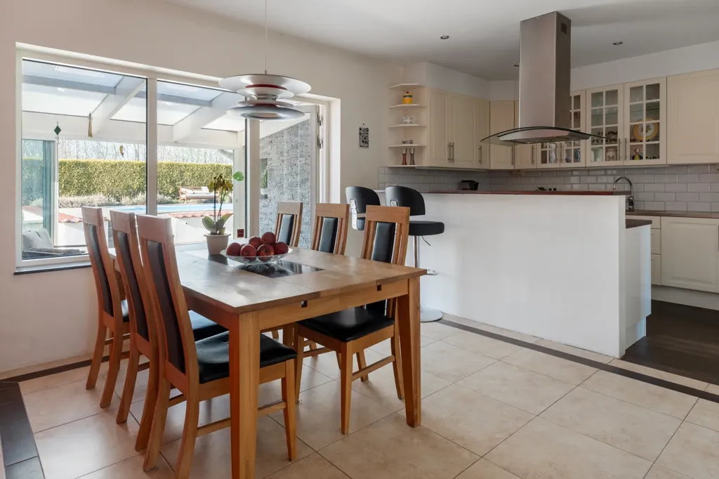 Dining Room - Stonework Villa with Pool in Skegrie