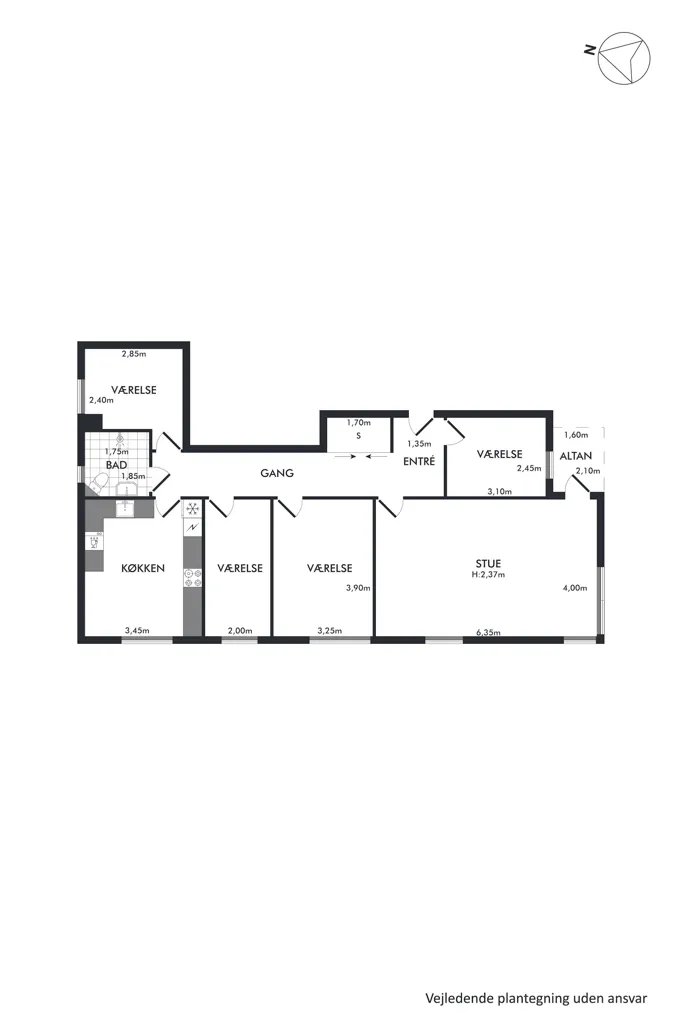 Plan - Apartment with Garden Access in Fredericia