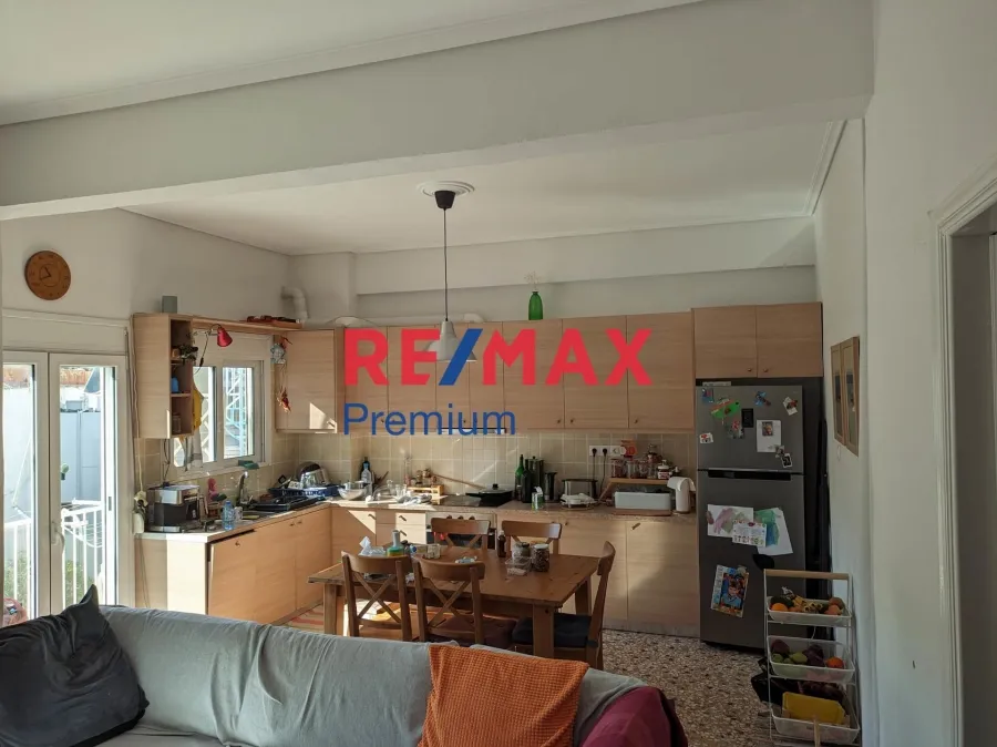 Köök - Apartment with Balcony in Kallithea, Athens