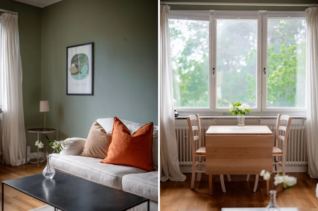 Séjour - Compact Two-Bedroom in Central Lidingö