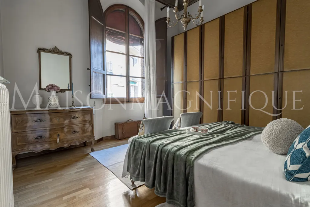 Bedrooms - Historic Apartment with Views in Bologna Centre