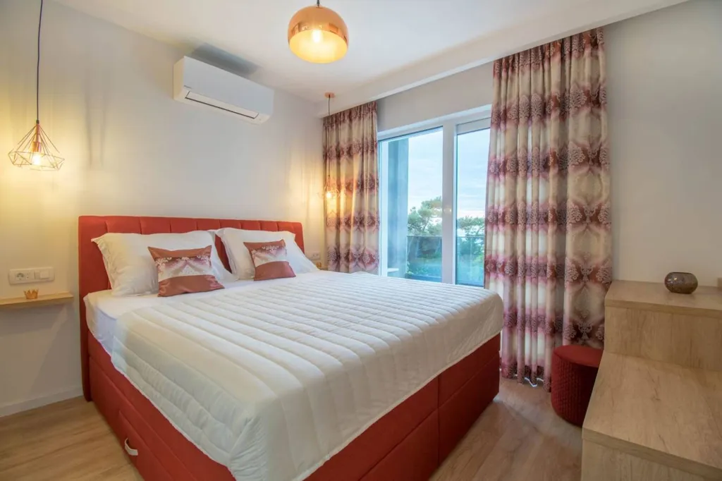 Bedrooms - New Villa with Pool in Baška Voda