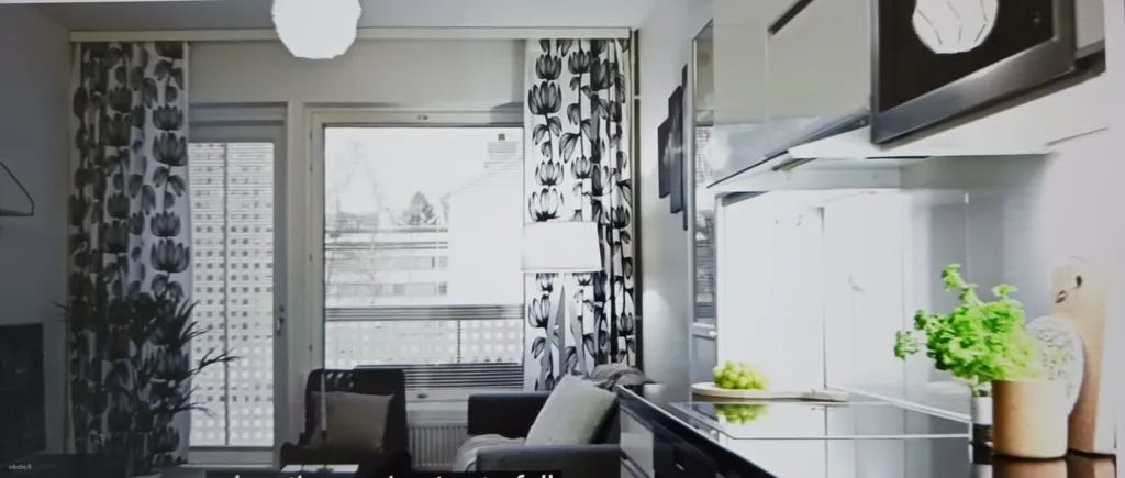 Cuisine - Modern Flat with Balcony in Tuira, Oulu