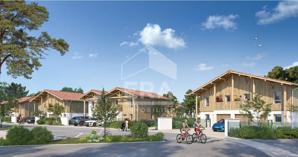 Contemporary Duplex House with Garden in Seignosse