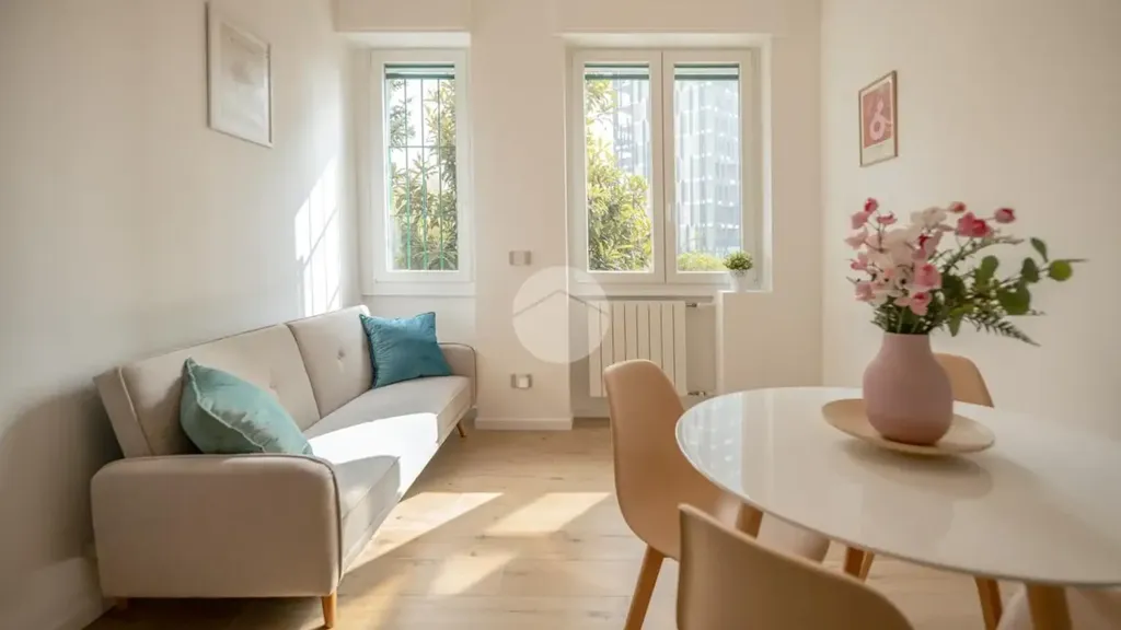 Soggiorno - Modernised 2-Bedroom in Udine, Milan