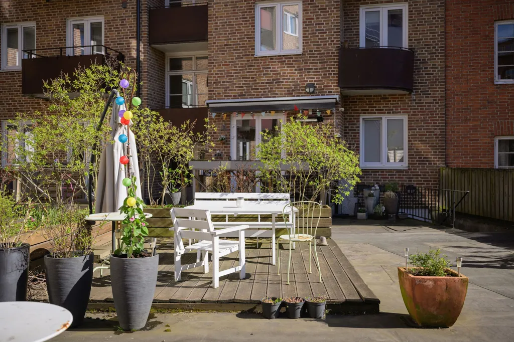 Terrasse - Open-Plan Apartment with Balcony in Malmö