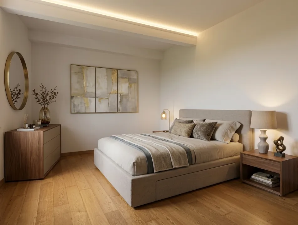 Camere da letto - Rustic Apartment with Sea View in Varano, Ancona