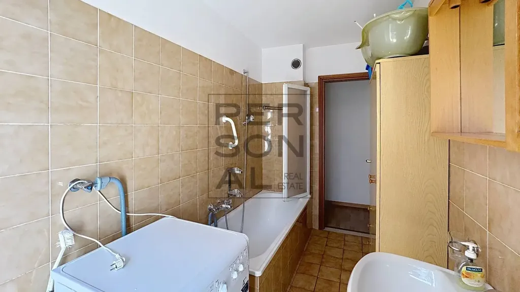 Salles de bain - Apartment with Panoramic Balcony in Spormaggiore