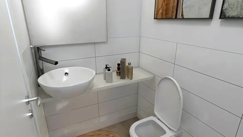 Salles de bain - Apartment with Sea View Balconies in Cervia
