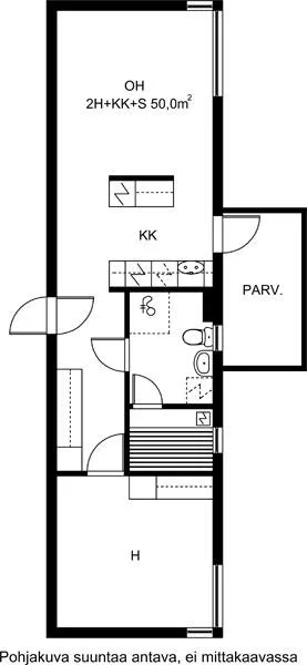 Plan - Apartment with Sauna by Oulu River