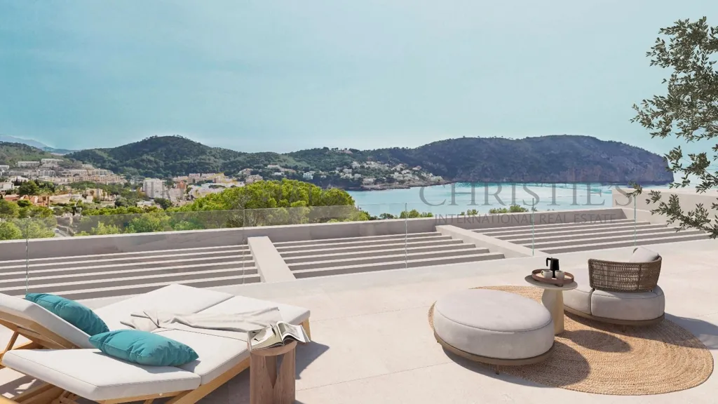 Terrasse - Newly Built Villa with Ocean Views in Camp de Mar