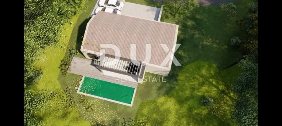 Õhuvaade - Building Plot with Pool in Krnica, Istra