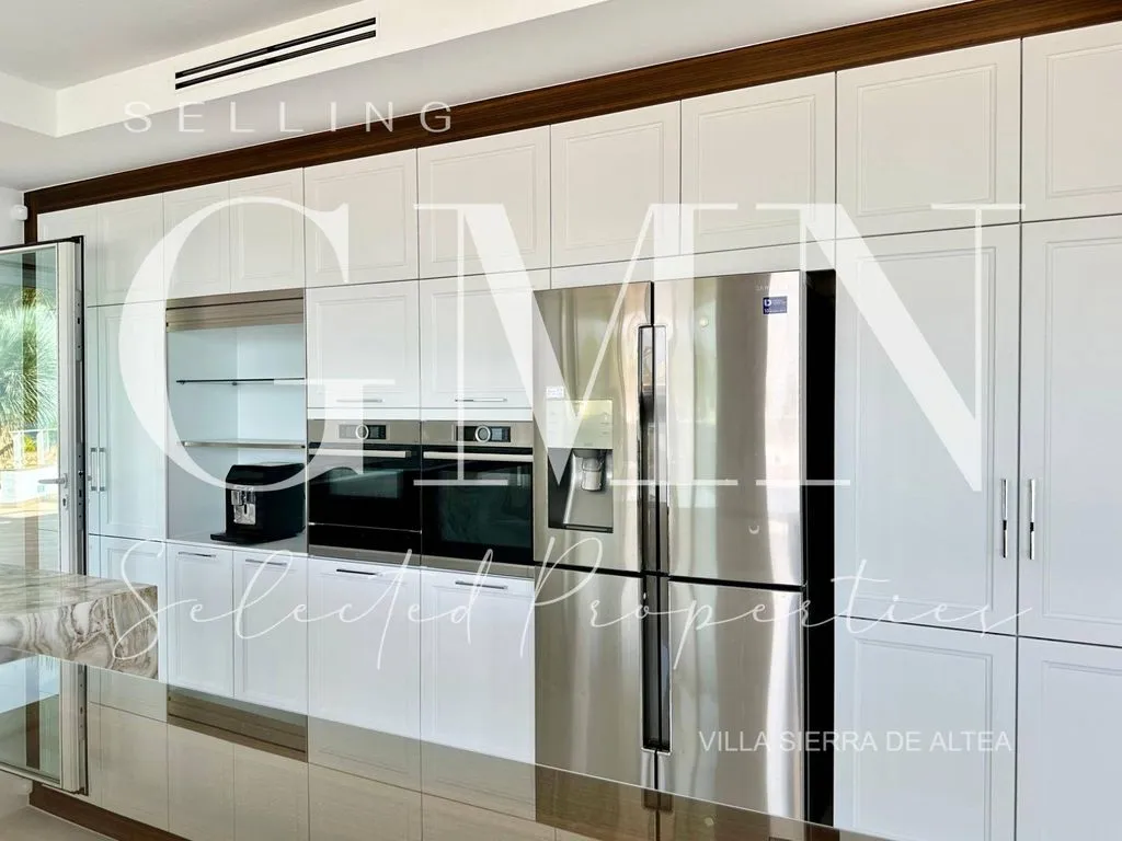 Kitchen - Luxury Villa with Sea View in Altea