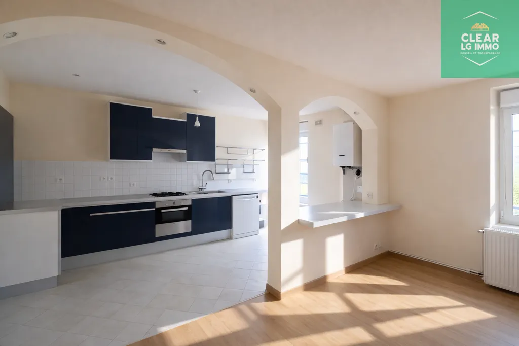 Kitchen - 4-Piece Apartment with Open Kitchen in Longwy
