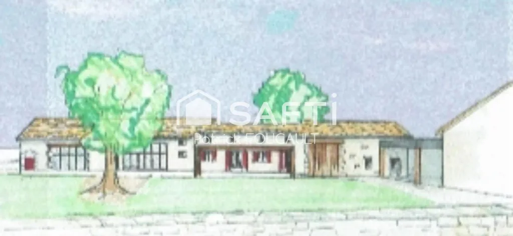 Stone Farmhouse with Land in Lhommaizé