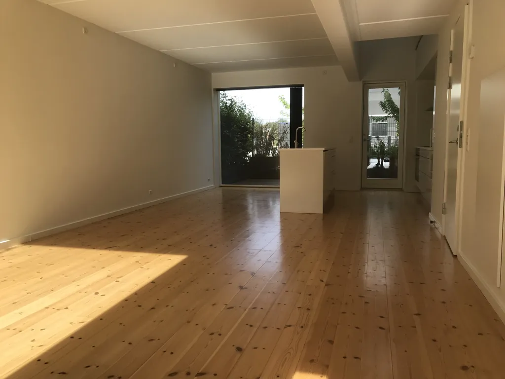 Séjour - Two-Storey Terraced House with Balcony in Ringsted