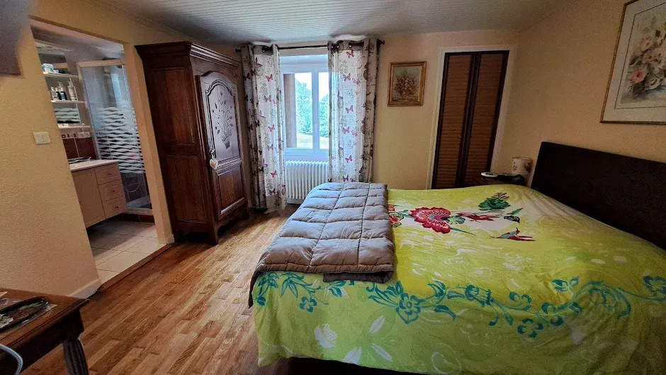 Bedrooms - Renovated Longère with South View near Brive