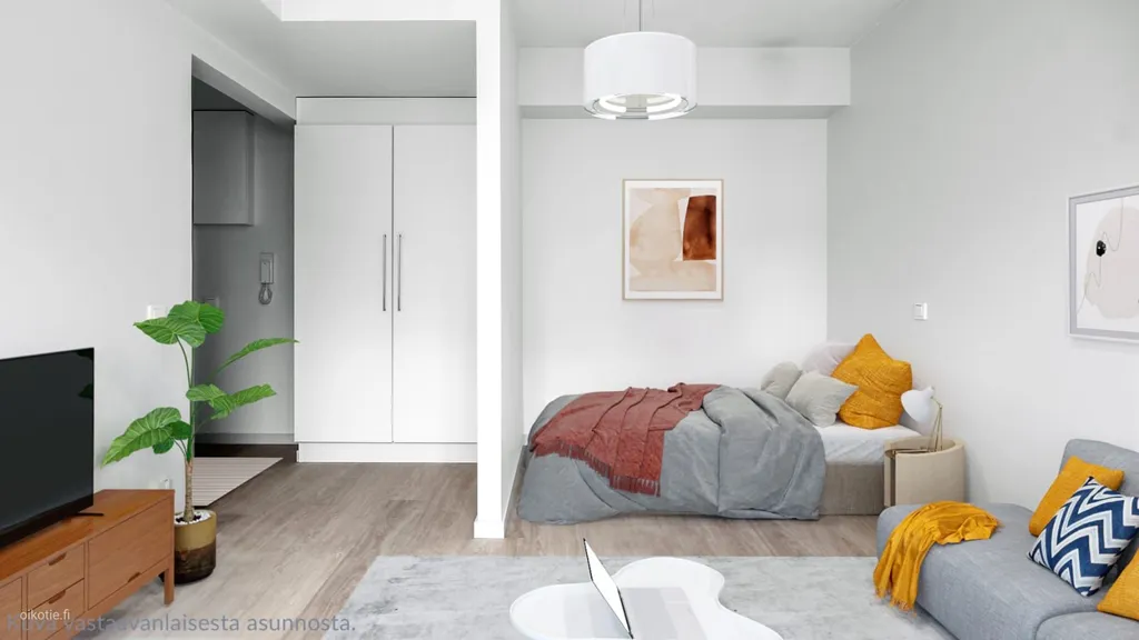 Séjour - Renovated Studio Flat in Matinkylä, Espoo