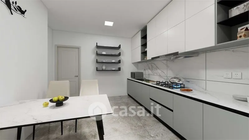 Köök - Modernised 4-Bed Flat with Private Garden in Assemini