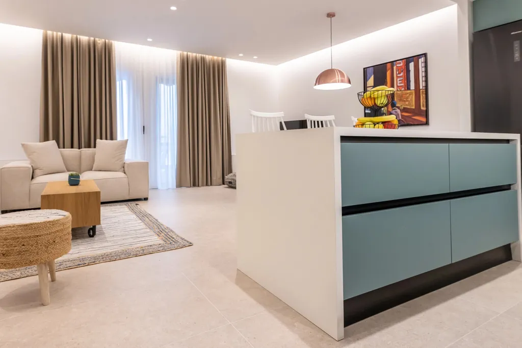 Cucina - Flat with Panoramic View in Neos Kosmos, Athens