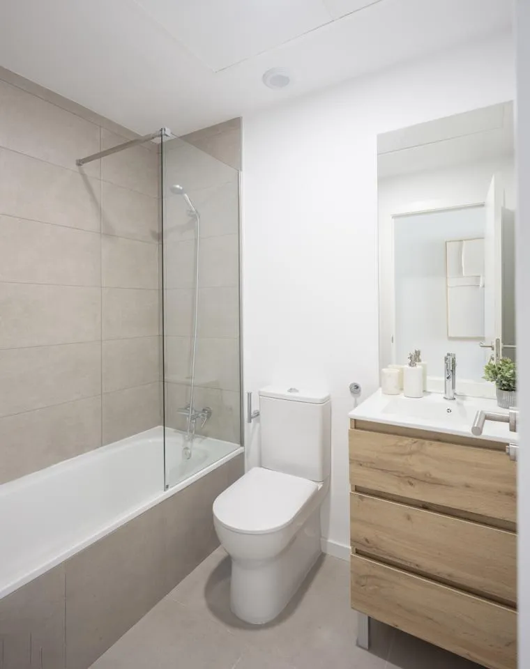 Salles de bain - Apartment with Pool near Málaga Beach