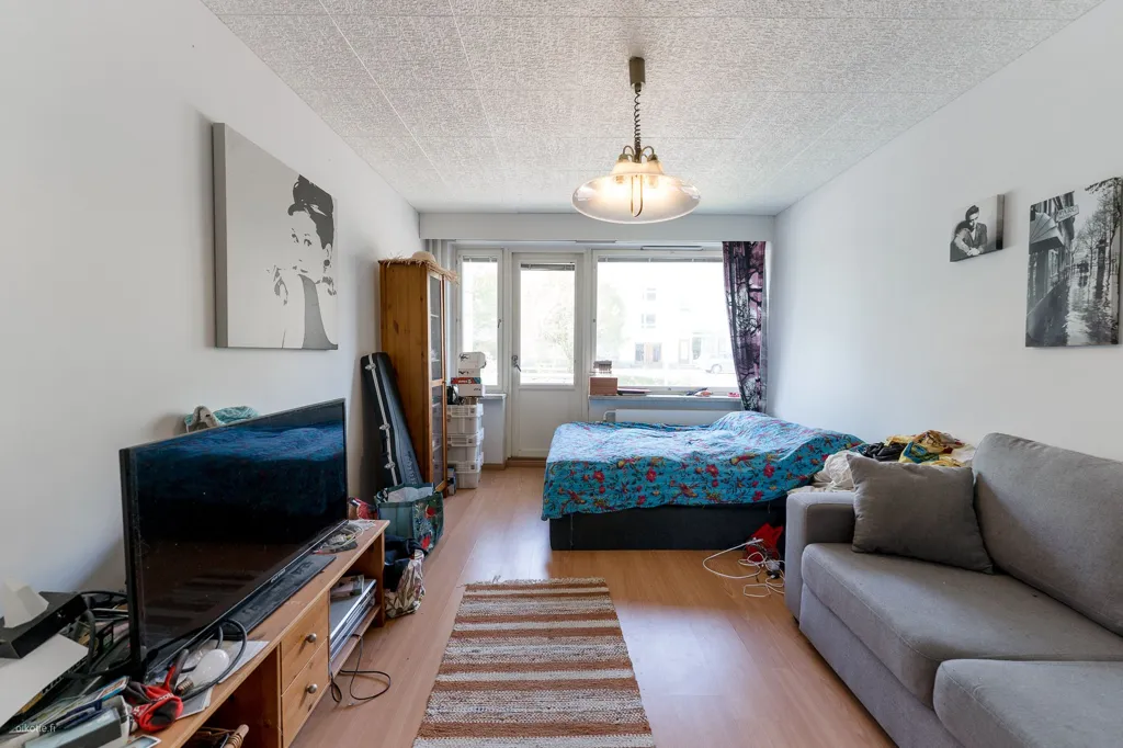 Bedrooms - Apartment with Balcony in Vallila
