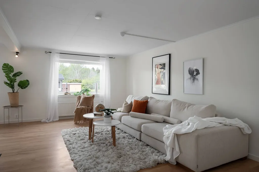 Séjour - Renovated Villa with Fireplace in Grödby