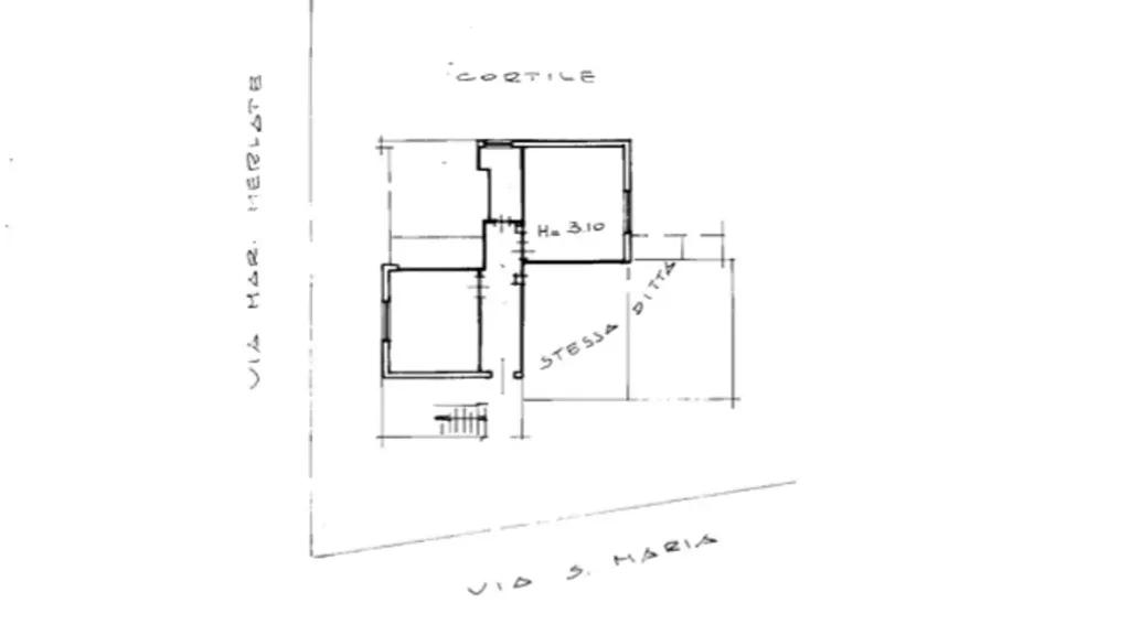 Plan - Cielo-Terra Property with Shop in Binasco