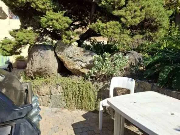 Terrass - Villa Flat with Garden, 30m from Beach, Abbartello
