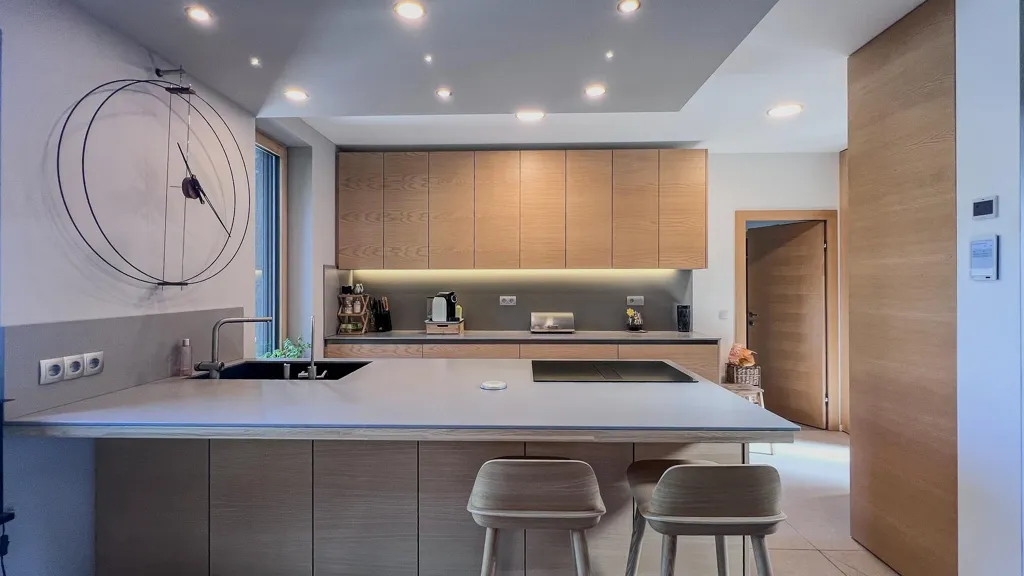 Kitchen - Luxury House with Solar Panels in Sandweiler