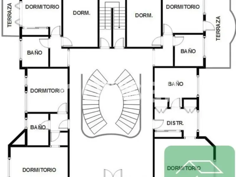 Plaan - Stone Villa with Terrace in Navia