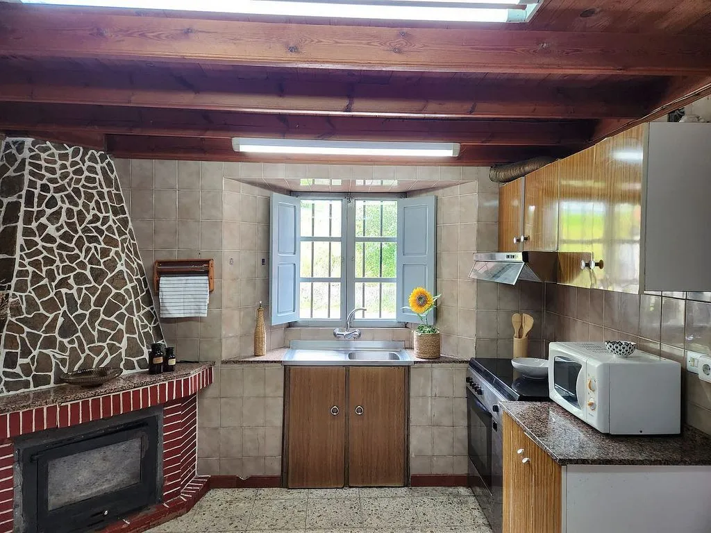 Cuisine - Country House with Terrace in Coiroa
