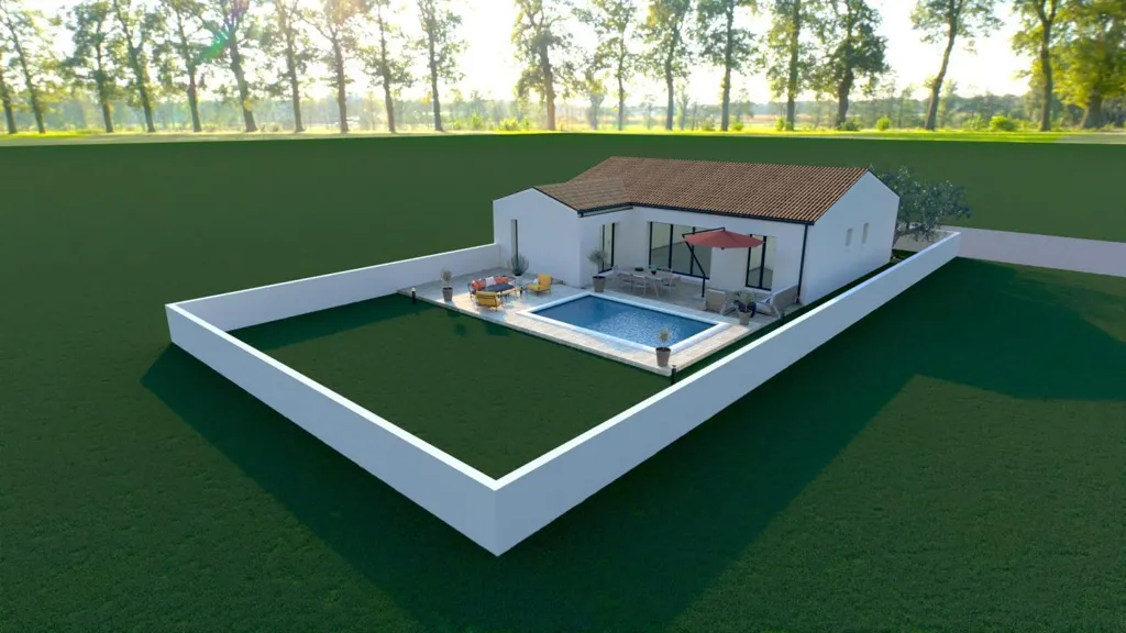 Contemporary House with Private Garden in La Jarrie