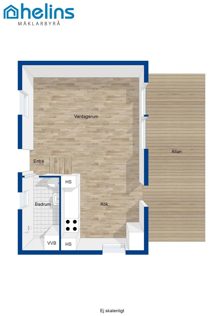 Maison 2 pièces à Göteborgs kommun