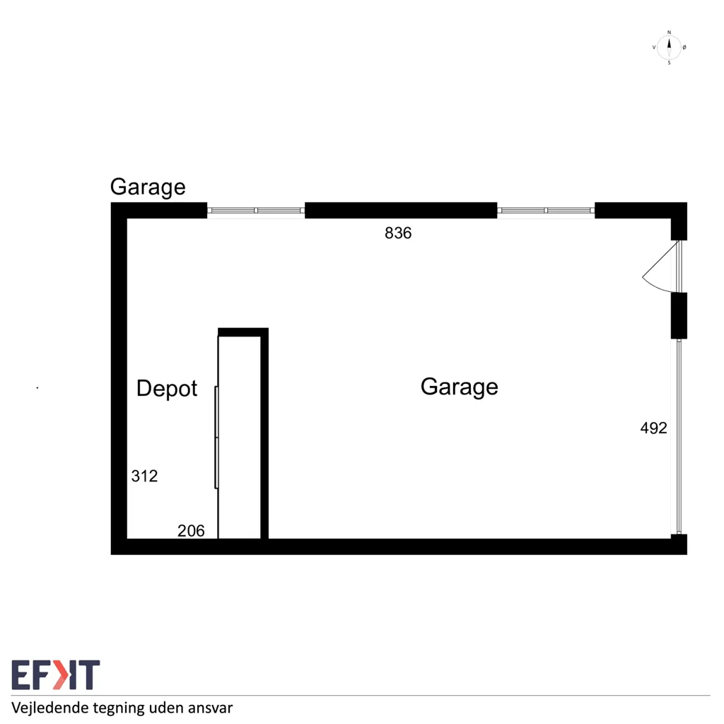 Plan - Modern Villa with Water Views in Oddesund