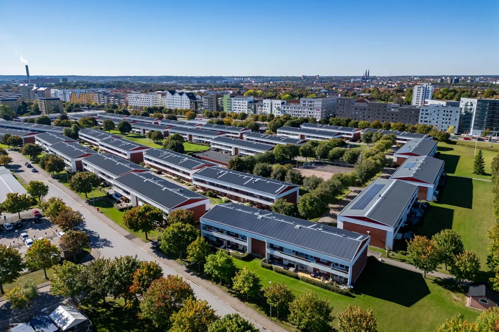 Õhuvaade - Renovated Apartment with Balcony in Uppsala